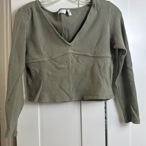 ASOS DESIGN V neck Long Sleeve Top size 12